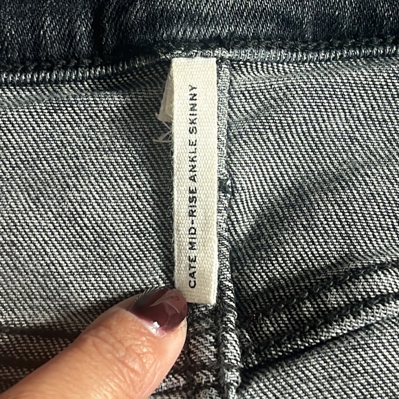 RAG & BONE Cate Mid-Rise Ankle Skinny with Side Zipper in “Abbey Road” - Picture 14 of 14